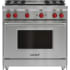 Wolf GR364G - 36 Inch Freestanding Pro-Style Gas Range