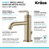 Kraus Ramus Series KBF1221BG - Features