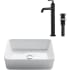 Kraus Elavo Series CKCV1211220MB - Sink and Faucet Color