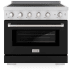ZLINE SINRBLM36 - 36 Inch Freestanding Paramount Induction Range