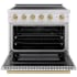 ZLINE Autograph Edition SINRZ36CB - 36 Inch Freestanding Paramount Induction Range