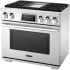 SKS SKSDR360GS - 36 Inch Dual-Fuel Pro Range with Steam-Combi Oven and Griddle
