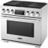 SKS SKSDR360SIS - 36-inch Dual-Fuel Pro Range with Sous Vide and Induction