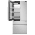 SKS SKSFD3604P - 36 Inch Panel Ready Built-In 4-Door French Door Smart Refrigerator in One Door Opened View