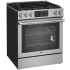 Beko SLGR30532SS - 30 Inch Slide-In Gas Range Angle