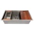 ZLINE SLS33 - 33 Inch Single Basin Ledge Sink with Accessories