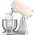 Smeg 50's Retro Design SMF01CRUS - Angle View with Wire Whisk