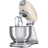 Smeg 50's Retro Design SMF01CRUS - Angle View with Flat Beater