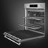 Smeg Classic Design SOU3300TX2 - 30 Inch Single Electric Wall Oven in Opened View