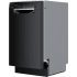 Bosch 300 Series SPE53B56UC - 18 Inch Full Console Built-In Smart Dishwasher with 10 Place Setting Capacity in Angled View
