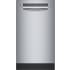 Bosch 300 Series SPE53C55UC - 18 Inch Full Console Recessed Handle Built-In Smart Dishwasher with 10 Place Settings