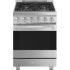 Smeg Professional Series SPR24UGGX - 24 Inch Freestanding Gas Range