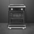 Smeg Professional Series SPR24UIMAN - 24 Inch Freestanding Induction Range in Opened View