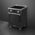 Smeg Professional Series SPR24UIMAN - 24 Inch Freestanding Induction Range in Angled View