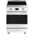 Smeg Professional Series SPR24UIMMW - 24 Inch Freestanding Induction Range in Front View