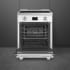 Smeg Professional Series SPR24UIMMW - 24 Inch Freestanding Induction Range in Opened View