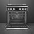 Smeg Professional Series SPR30UGGAN - 30 Inch Freestanding Gas Range in Opened View