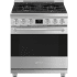 Smeg Professional Series SPR30UGMX - 30 Inch SS Freestanding Dual Fuel Range