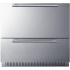 Summit SPR36332D - 36 Inch Built-In Double Drawer Refrigerator