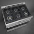Smeg Professional Series SPR36UGGX - Smeg 36 Inch Freestanding Gas Range Cooktop View