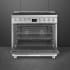 Smeg Professional Series SPR36UGMX - 36 Inch SS Freestanding Dual Fuel Range