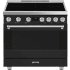 Smeg Professional Series SPR36UIMAN - 36 Inch Freestanding Induction Range in Front View