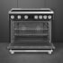 Smeg Professional Series SPR36UIMAN - 36 Inch Freestanding Induction Range in Opened View