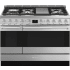 Smeg SPR48UGMX - 48 Inch Freestanding Dual Fuel Range in Front View