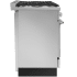 Smeg SPR48UGMX - 48 Inch Freestanding Dual Fuel Range in Right Side View