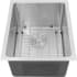 Nantucket Sinks Pro Series SR1815 - 15 Inch Pro Series Rectangle Undermount Small Radius Stainless Steel Bar/Prep Sink