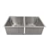 ZLINE SR50D33 - Anton 33 Inch Undermount Double Bowl Stainless Steel Kitchen Sink Extra Deep Basins