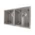 ZLINE SR50D33 - Anton 33 Inch Undermount Double Bowl Stainless Steel Kitchen Sink Side