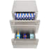 Sapphire SRD24SS - 24 Inch Built-In Double Drawer Refrigerator 4.6 Cu. Ft. Capacity