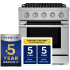 Hauslane PRG30SS - 30 Inch Freestanding Gas Range