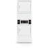 Speed Queen SSGNYAGS116TW01 - 27 Inch Commercial Stacked Smart Dryer