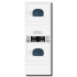 Speed Queen SSENCFGW173TW01 - Commercial Electric Stack Dryer with Coin Drop Installed