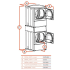 Speed Queen SSENCFGW173TW01 - Unit Dimensions
