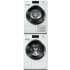 Miele MIWADREWCS9081 - Stacked Washer &amp; Dryer Set with Front Load Washer &amp; Heat Pump Dryer in White