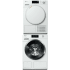 Miele MIWADREWCS9803 - Stacked Washer &amp; Dryer Set with Front Load Washer &amp; Heat Pump Dryer in White