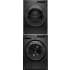 ASKO ASWADRELG5X3 - Stacked Washer &amp; Dryer Set with Front Load Washer &amp; Smart Electric Dryer in Graphite Black