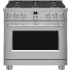 Cafe Professional Series CGY366P2TS1 - 36" Smart All-Gas Commercial-Style Range with 6 Burners (Natural Gas)