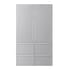SKS Transitional Series SKSPK480FMT - 48 Inch Transitional French Door Stainless Steel Panel Kit