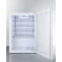 Summit FF31L7 - 17 Inch Freestanding Compact All-Refrigerator 4 Adjustable Chrome Shelves