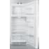 Summit Made by Crosley Series BKRF18W - 18 cu. ft. Interior Capacity