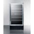 Summit SWC182ZCSS - 18 Inch Undercounter Dual-Zone Wine Cellar
