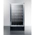 Summit SWC182ZCSS - 18 Inch Undercounter Dual-Zone Wine Cellar