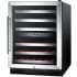 Summit SWC530BLBIST - 24 Inch Undercounter Dual Zone Wine Cellar