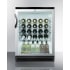 Summit SWC6GBL - Double Pane Glass Door, Scalloped Steel Shelving, Door Lock