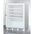 Summit SWC6GWLCSSWO - The fully finished stainless steel cabinet allows the unit to be used freestanding.
