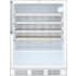 Summit SWC6GWLCSSWO - 24" Wine Cellar with 4 Adjustable Wooden Shelves and Short Towel Bar Handle